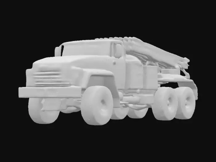 3D model for Military Parade in City