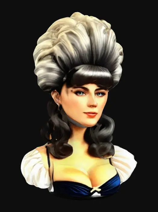 3D model for Glamorous Vintage Style