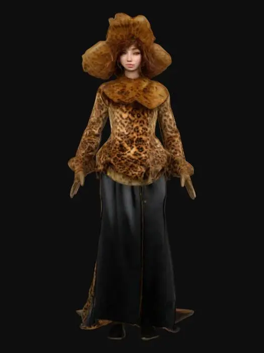 3D model for Leopard Elegance