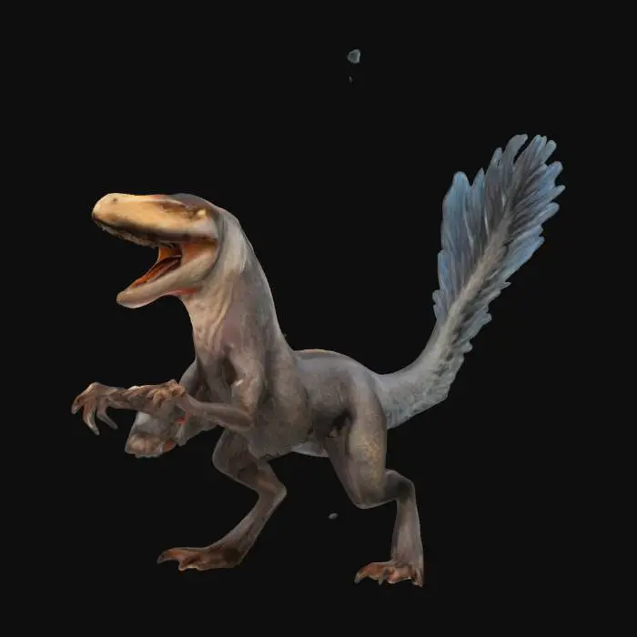 3D model for Feathered Utahraptor
