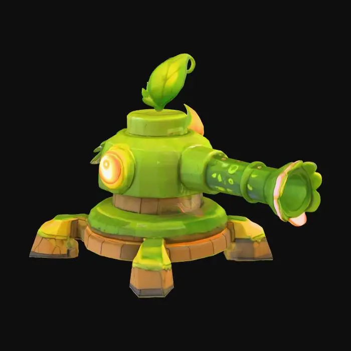 3D model for Floral Fortress