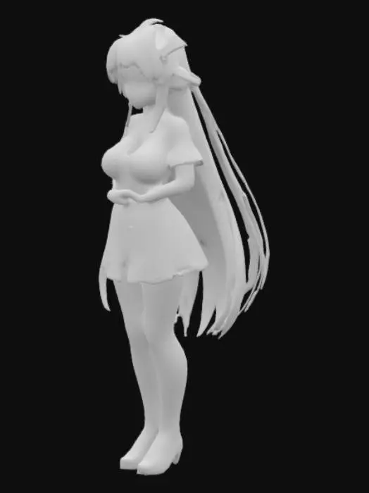 3D model for Akeno Himejima (High School DxD)