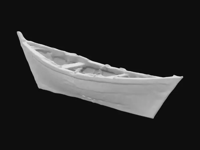 3D model for Damaged Sea Skiff