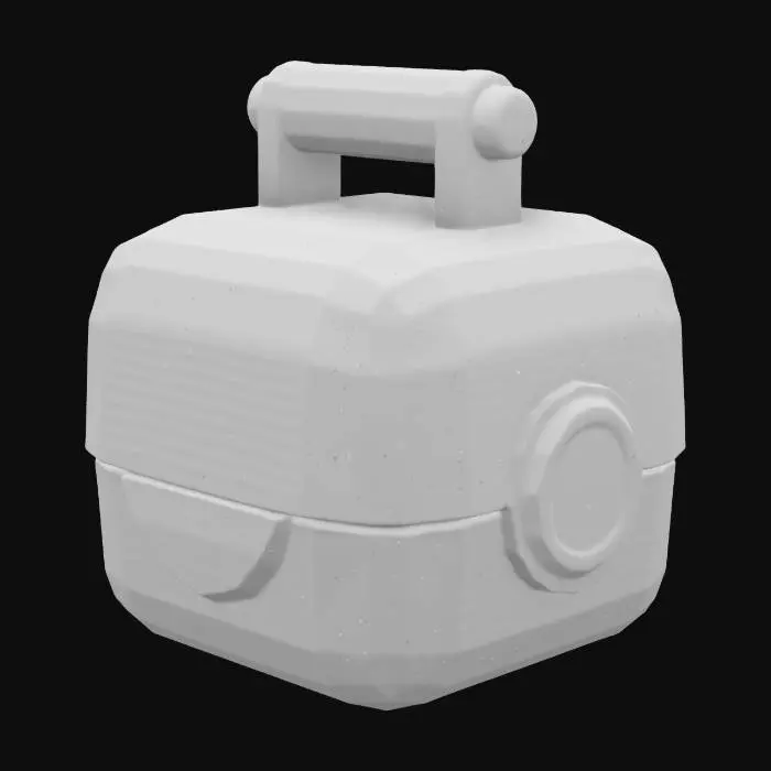 3D model for Blue Crate