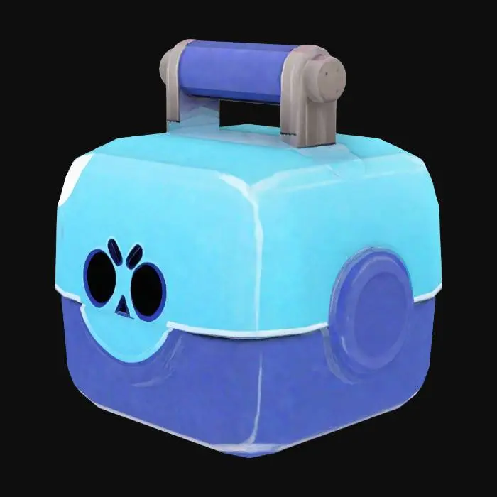 3D model for Blue Crate