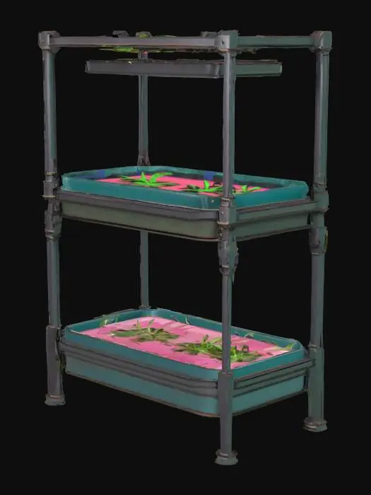3D model for Hydroponic Grow Shelves
