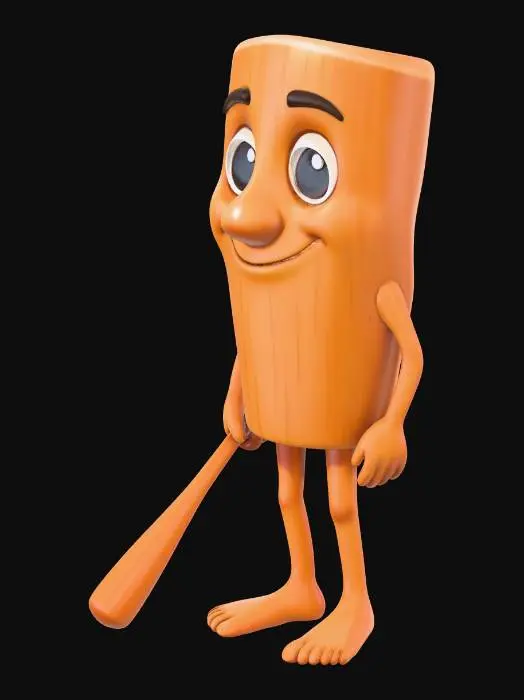 3D model for Wooden Buddy