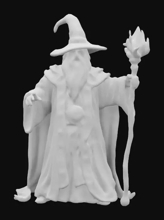 3D model for great magican, head of an academy of magic
