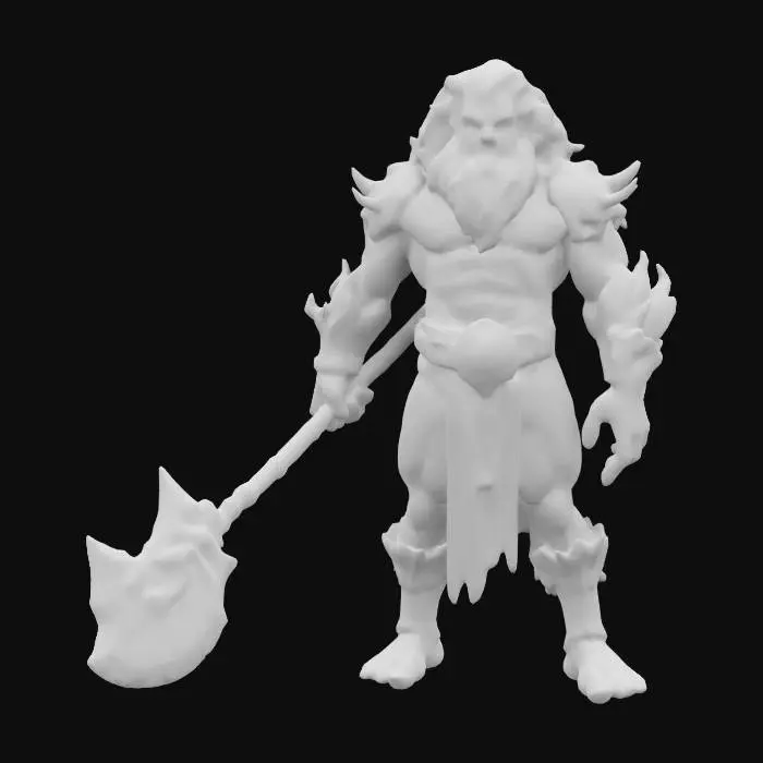 3D model for the strongest primordial god from the book 'Primal Hunter', highly detailed