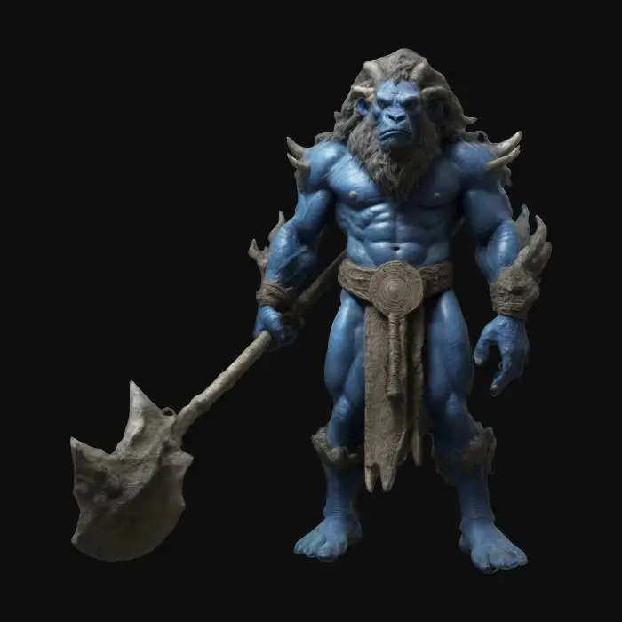 3D model for the strongest primordial god from the book 'Primal Hunter', highly detailed
