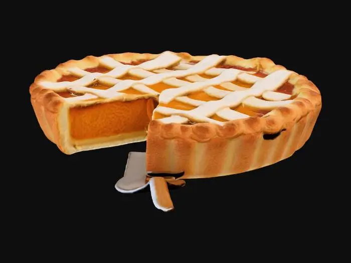 3D model for Pumpkin Pie by Candlelight