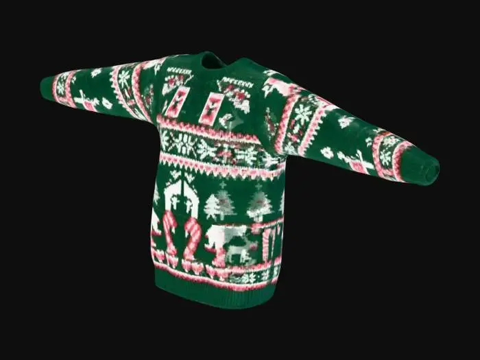 3D model for Festive Knitwear