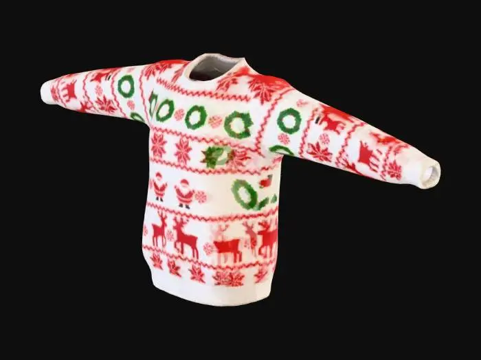 3D model for Festive Sweater