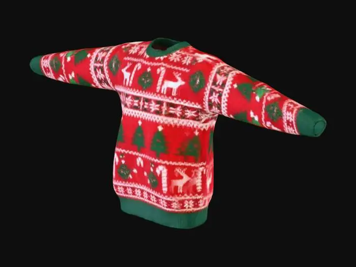 3D model for Festive Sweater