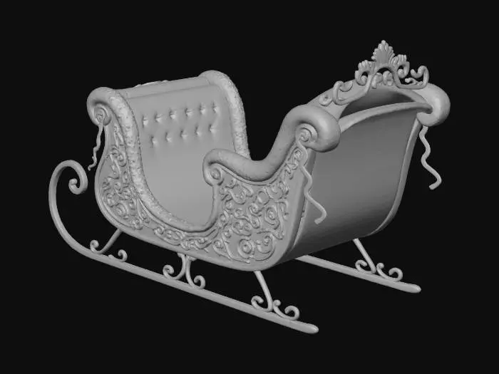 3D model for Santa's Sleigh