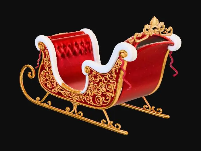 3D model for Santa's Sleigh