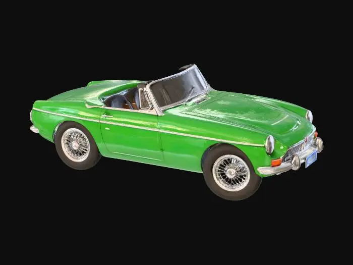 3D model for Green Classic Roadster