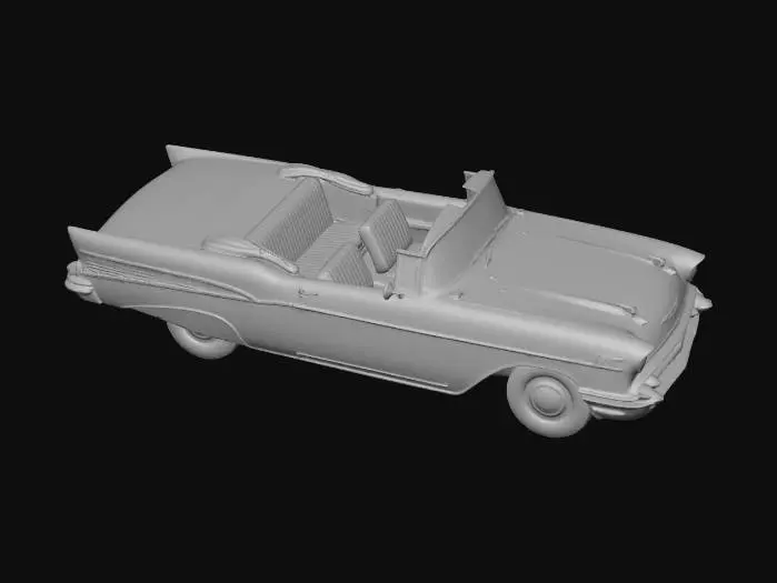 3D model for Classic Turquoise Cruiser