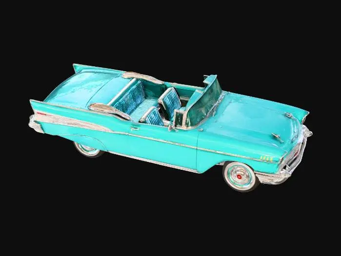 3D model for Classic Turquoise Cruiser