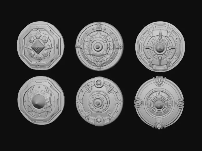 3D model for Elemental Medallions