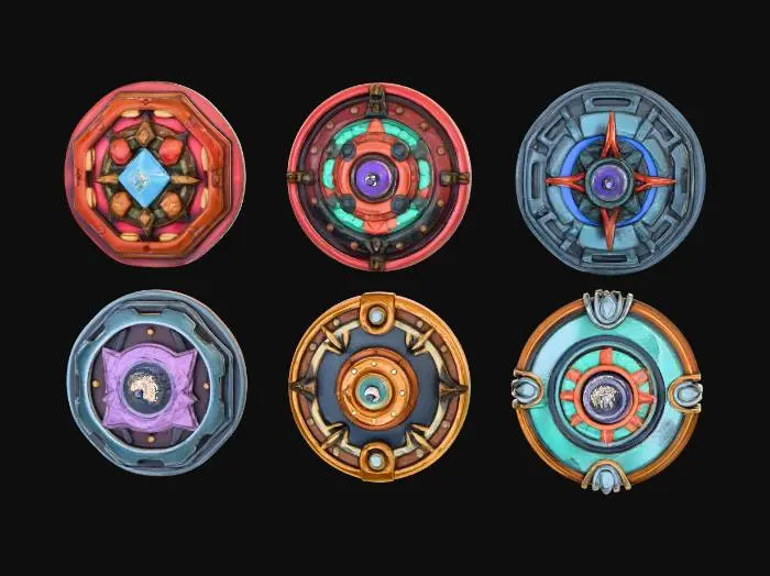 3D model for Elemental Medallions