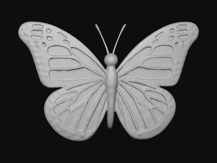 3D model for Green Monarch