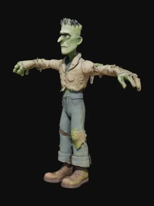 3D model for Frankenstein's Patchwork Stance