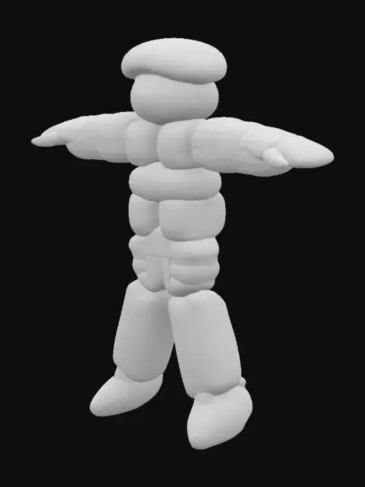 3D model for Sushi Mannequin