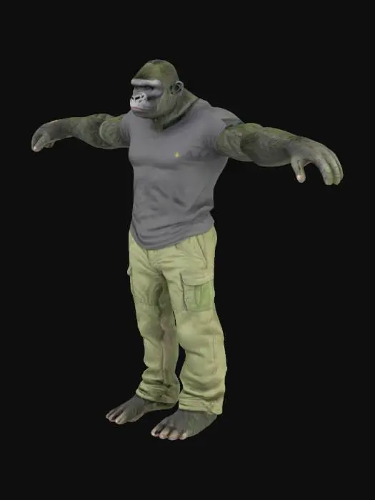 3D model for Gorilla Style