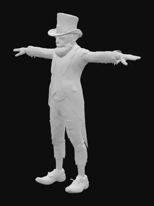 3D model for Leprechaun T-Pose