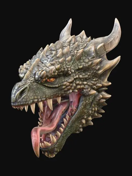 3D model for Fierce Protector