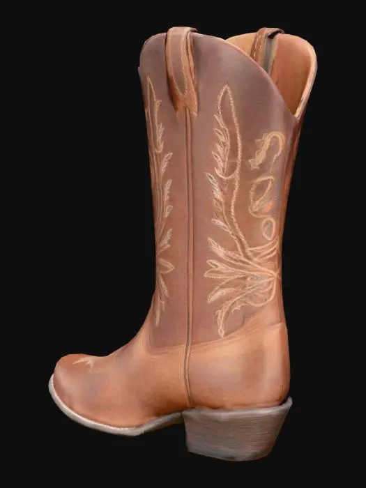 3D model for Western Boot Elegance hyper realistic 