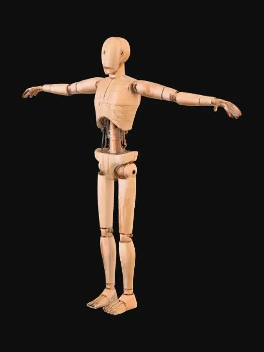 3D model for Wooden Articulation