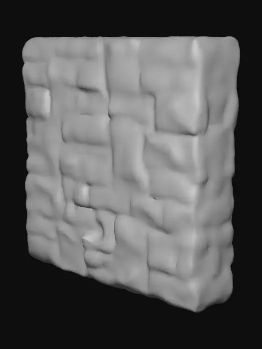 3D model for Stone Fortress seamelss tile