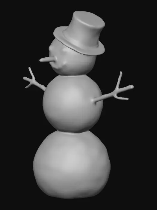 3D model for Snowman Delight