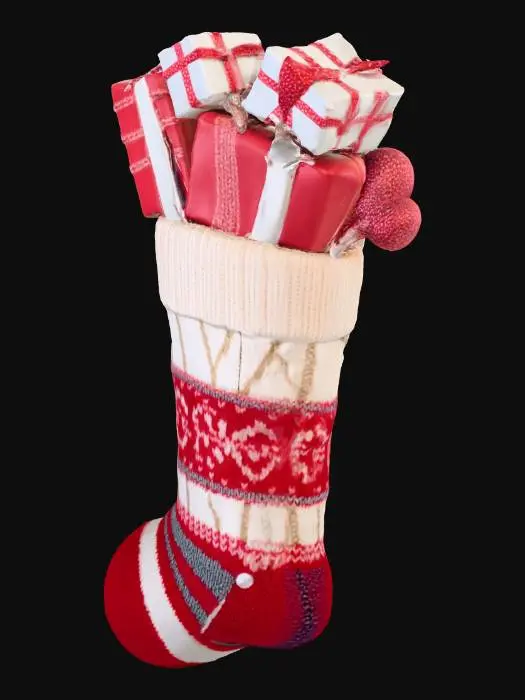 3D model for Festive Stocking