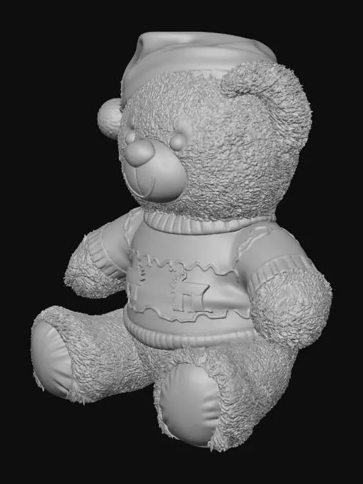 3D model for Christmas Cuddle Bear