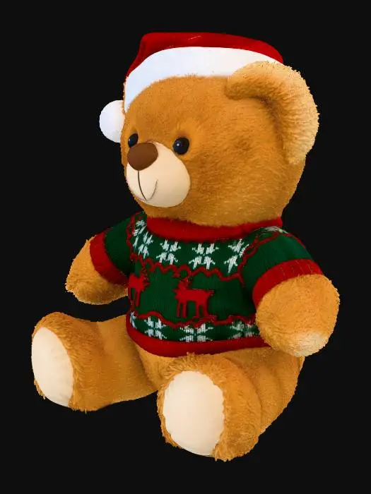 3D model for Christmas Cuddle Bear