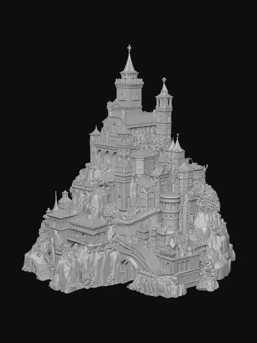 3D model for Castle on the Hill