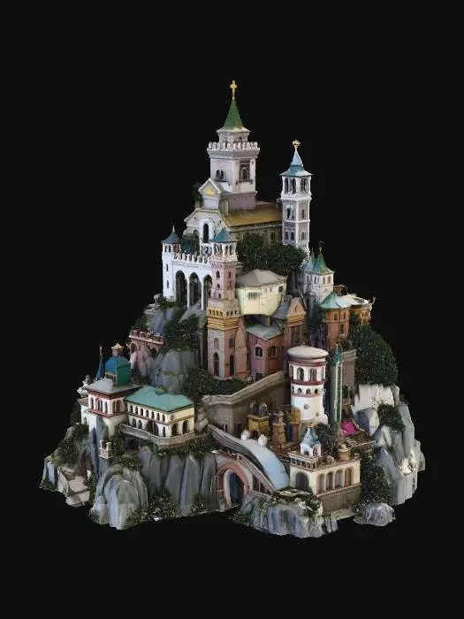 3D model for Castle on the Hill