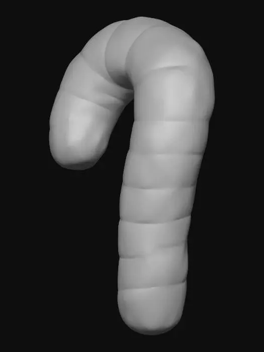 3D model for Candy Cane Cushion