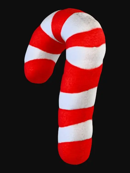 3D model for Candy Cane Cushion