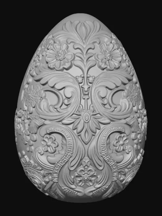 3D model for Whimsical Egg Sculpture