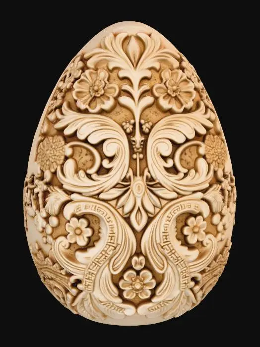 3D model for Whimsical Egg Sculpture