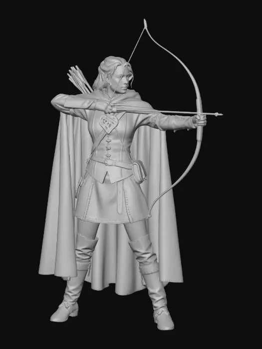 3D model for Archer in the Forest