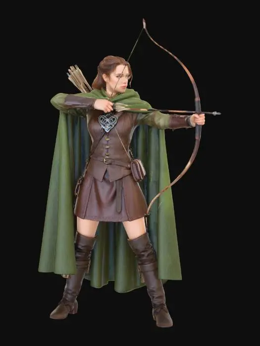 3D model for Archer in the Forest