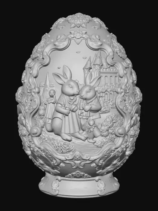 3D model for Enchanted Bunny Egg, #EasterEgg2026#