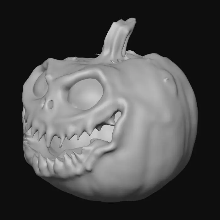 3D model for Grinning Nightmare Pumpkin