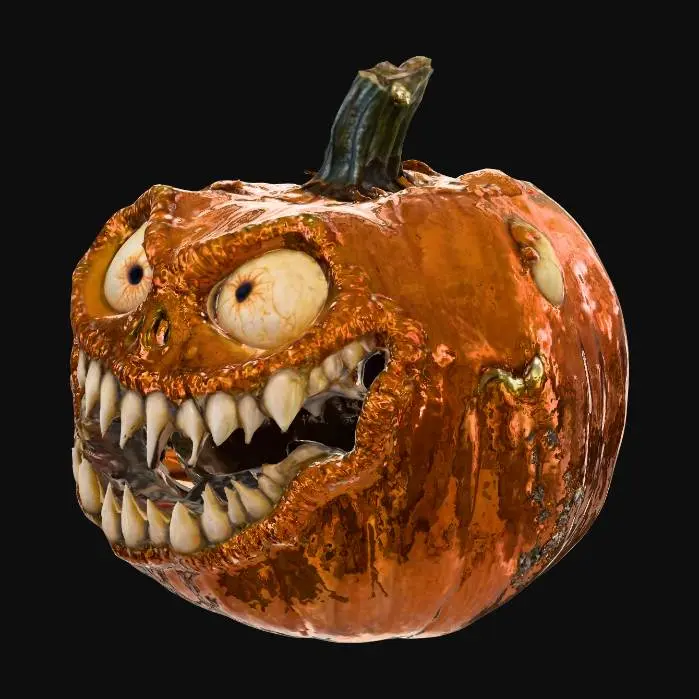 3D model for Grinning Nightmare Pumpkin