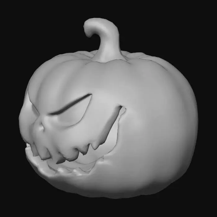 3D model for Fiery Jack Lantern